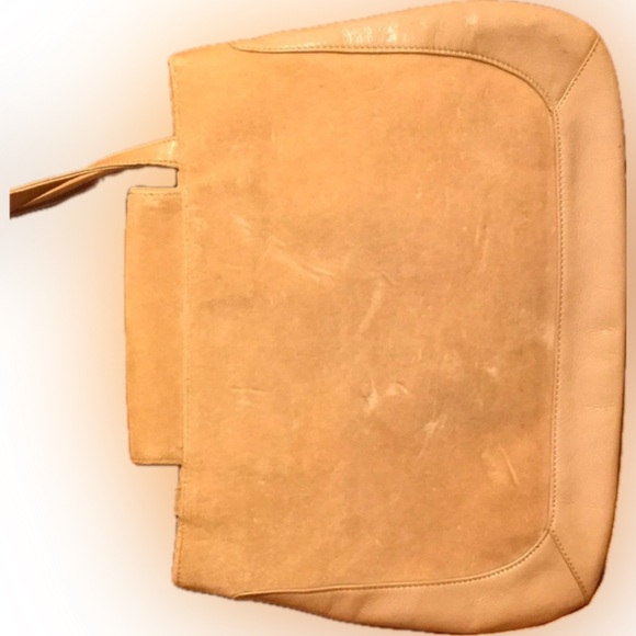 Gianni Versace Vintage Medusa Velvet Patent Leather Shoulder Bag Gold Swag Slim - Picture 7 of 12